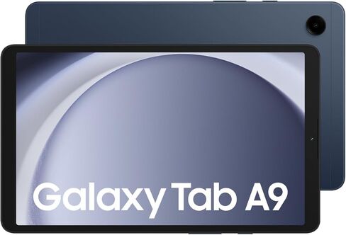 Samsung Galaxy Tab A9 (SM-X110)، 64 جيجابايت، 4 جيجابايت رام، واي فاي فقط، GSM مفتوح من المصنع، إصدار عالمي (حزمة شاحن حائط 15 وات) (كحلي) in Kuwait