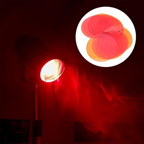 15pcs Transparent Color Correction Lighting Gel Filter Self Adhesive Colored Gel Light Filter Plastic Sheets for LED Lamp and Outdoor Landscape Lighting in Saudi Arabia
