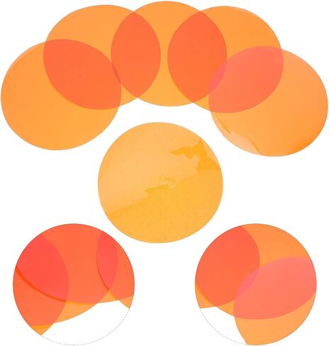 15pcs Transparent Color Correction Lighting Gel Filter Self Adhesive Colored Gel Light Filter Plastic Sheets for LED Lamp and Outdoor Landscape Lighting in Saudi Arabia