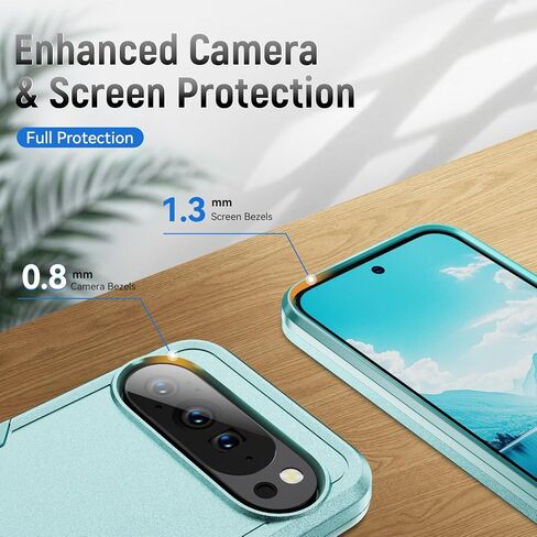 حافظة Google Pixel 10 أو حافظة Google Pixel 10 Pro مع واقي شاشة من الزجاج المقوى، غطاء هاتف مرن ناعم من مادة TPU مقاوم للصدمات للنساء والرجال والبنات والأولاد (شفاف) in Kuwait