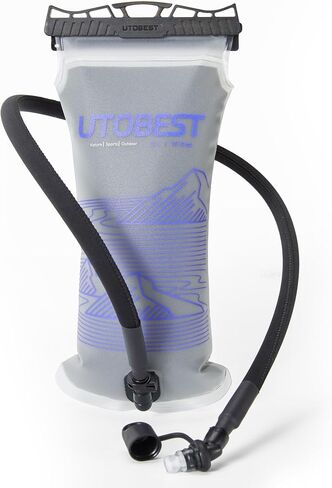 UTOBEST Insulated Water Bladder Hydration Bladder For Hiking Backpack | 3-Layer Insulated TPU Body,BPA Free,Insulated tube with Sleeve Cover,360 rotatable Bite Valve,keep water cold up to 12hours in Saudi Arabia