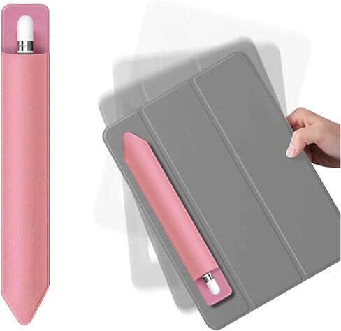 Universal Stylus Holder, Adhesive Pencil Protected Sleeve Case, Elastic Pens Holder Storage Pouch Pocket Compatible for Pencil Pro 2nd/1st & USB-C, 1 Pcs, Black in Saudi Arabia