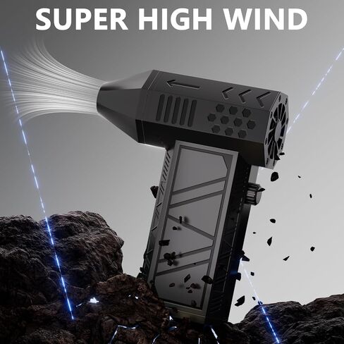 Compressed Air Duster, 130000RPM Electric Air Duster, Super Powerful 8000mAh Mini Air Blower Gun with Fast Charging,Dust Blower for Computer,House,Keyboard,Outdoors,Car in Saudi Arabia