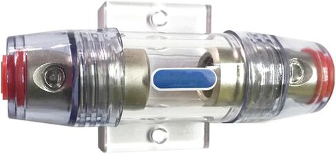 1 Pc Single in-line Glass Tube Fuse Holder for 4, 8, or 10 Gauge Wire, for Car Audio Amplifiers up to 100 Amps in Saudi Arabia