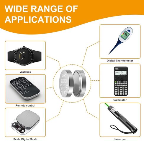 بطارية LR1130 AG10 مكونة من 50 حزمة، SG10 389 189 390 LR54 1.5 فولت بطاريات خلوية قلوية طويلة الأمد in Kuwait