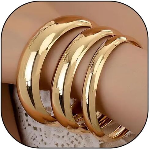 3PCS Acrylic Resin Bracelets Bangles for Women Colorful Chunky Bangle Bracelet Irregular Stackable Pink Brown Bracelet Cuff Wristbands Trendy Jewelry in Saudi Arabia