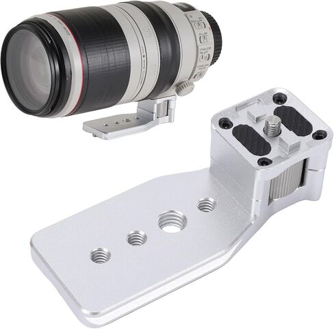 Yunir Replacement Lens Foot for EF 100 to 400mm f/4.5 to 5.6L is II Lens, 1/4" and 3/8 Screw Hole, Aluminum Alloy Lens Collar Stand in Saudi Arabia