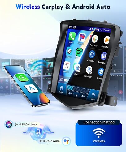 راديو 4G+64G لسيارة Chevy Cruze 2009-2015 ستيريو مع Carplay Android Auto، 5.0 Bluetooth 32EQ، شاشة لمس IPS 9.7 بوصة، FM/RDS GPS WiFi Android 15 AHD كاميرا احتياطية in Kuwait