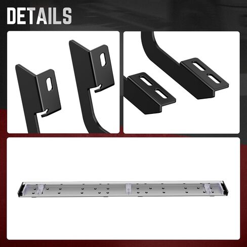 DNA Motoring 6.5 بوصة تشغيل لوحات تشغيل متوافقة مع 2015-2024 FORD F150 2017-2024 F250 SD F350 SD ، CAB القياسية ، خطوات من الفولاذ المقاوم للصدأ NERF قضبان ، Stepb-U-F15015-S1-S in Saudi Arabia