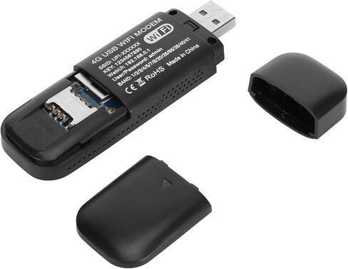 VBESTLIFE 4G LTE USB WiFi Dongle & Mobile Hotspot Router، مودم سفر محمول عالي السرعة 150 ميجابت في الثانية مع فتحة بطاقة SIM، يدعم 8 مستخدمين in Kuwait