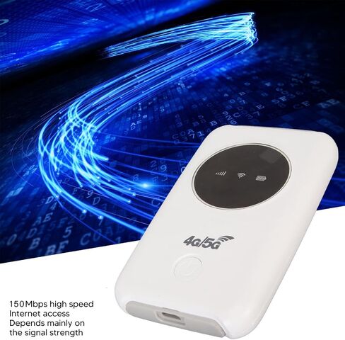 Generic Unlocked 4G WiFi SIM Card Slot, 150Mbps LTE USB WiFi Modem Built in 3200MAh Battery, Portable WiFi Router for Travel, Business Trip, Outdoor Live Streaming, Party Gaming in Saudi Arabia