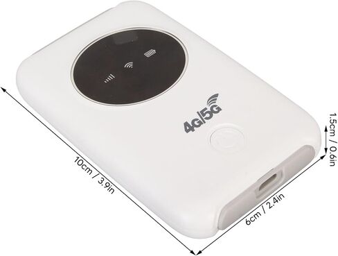 Generic Unlocked 4G WiFi SIM Card Slot, 150Mbps LTE USB WiFi Modem Built in 3200MAh Battery, Portable WiFi Router for Travel, Business Trip, Outdoor Live Streaming, Party Gaming in Saudi Arabia