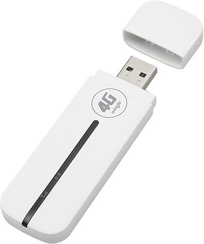 VBESTLIFE 4G LTE USB WiFi Dongle & Mobile Hotspot Router، محول شبكة مودم السفر المحمول مع فتحة بطاقة SIM، يدعم 10 مستخدمين، B1 B3 B5 B40 in Kuwait