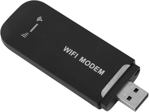 VBESTLIFE 4G LTE USB WiFi Dongle & Mobile Hotspot Router, 150Mbps Portable Travel Modem with SIM Card Slot, 10 Users, B1 3 7 8 20 38 40 41 (White) in Saudi Arabia