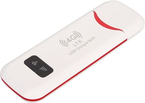 VBESTLIFE 4G LTE USB WiFi Dongle, 150Mbps Portable Travel WiFi Modem with SIM Card Slot, 10 Users Mobile Hotspot Router Network Adapter in Saudi Arabia