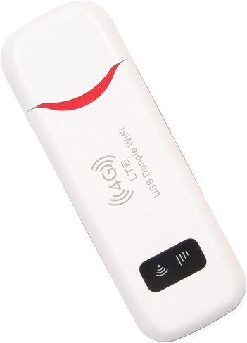 VBESTLIFE 4G LTE USB WiFi Dongle, 150Mbps Portable Travel WiFi Modem with SIM Card Slot, 10 Users Mobile Hotspot Router Network Adapter in Saudi Arabia