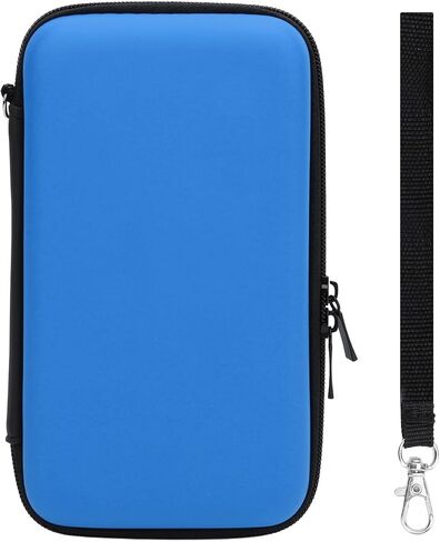 PUSOKEI Game Console Carrying Case, Lightweight Large Storage Console Travel Case for 2DS LL (Blue) in Saudi Arabia