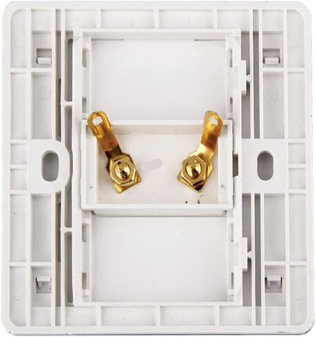 Hi-Fi Audio Terminal Wall Plate Sound System Banana Female Connector Socket Speaker Binding Post Panel Cover in Saudi Arabia