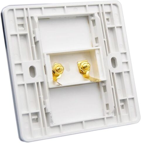 Hi-Fi Audio Terminal Wall Plate Sound System Banana Female Connector Socket Speaker Binding Post Panel Cover in Saudi Arabia
