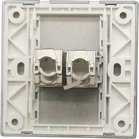 Dual CAT7 CAT6A RJ45 LAN Wall Panel Jack (Black) 10GB Gigabit Ethernet Connector(CAT7) in Saudi Arabia