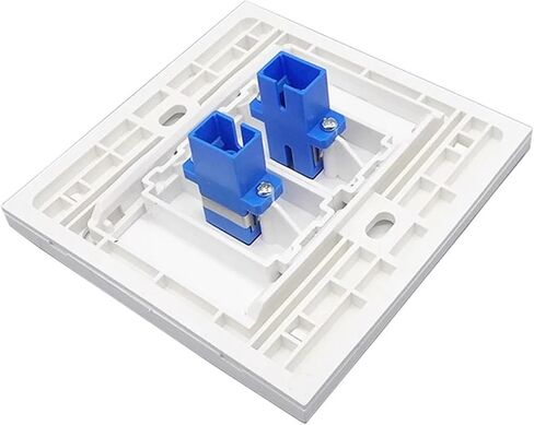Dual Port SC Fiber 2 UPC Fiber 86mm Wall Panel Female to Female Socket in Saudi Arabia