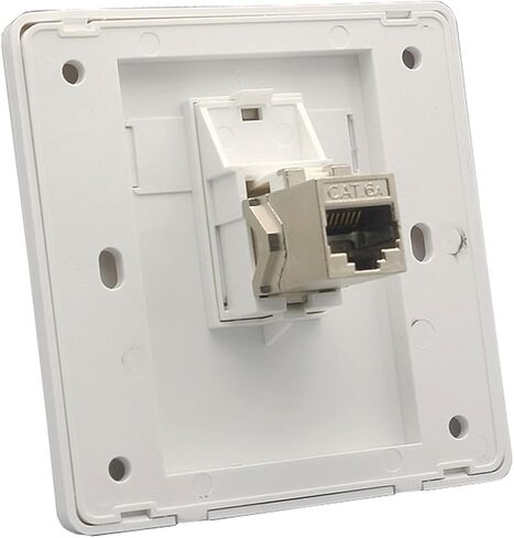 1 منفذ أنثى CAT6A RJ45 LAN جاك لوحة حائط مع CAT.6A مباشر محمي in Saudi Arabia