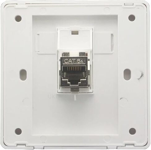 1 منفذ أنثى CAT6A RJ45 LAN جاك لوحة حائط مع CAT.6A مباشر محمي in Saudi Arabia