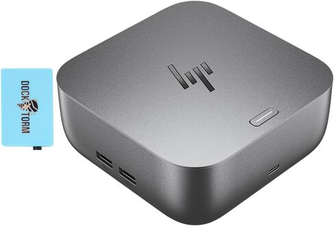 HP 180W G6 Thunderbolt 4 Ultra Dock Port Replicator Bundle w/DKZ Hub (Universal Thunderbolt/USB-C Docking Station, Single Cable for Charging, Data Transfers to Any Brand Laptop) 9X481UT#ABA in Saudi Arabia