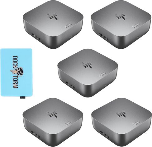 HP 180W G6 Thunderbolt 4 Ultra Dock Port Replicator Bundle w/DKZ Hub (Universal Thunderbolt/USB-C Docking Station, Single Cable for Charging, Data Transfers to Any Brand Laptop) 9X481UT#ABA in Saudi Arabia
