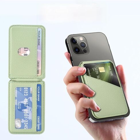 محفظة هاتف مغناطيسية، متوافقة مع iPhone 16/15/14/13/12 Series Pro Plus Pro Max لمحفظة MagSafe، حامل قابل للتعديل مع 4 حامل بطاقات، حجب RFID، جلد PU، أسود in Saudi Arabia