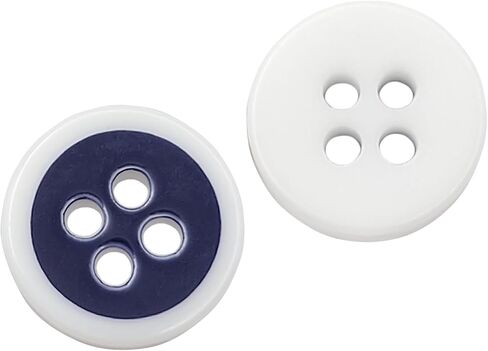 12 Pcs Beige Sewing Buttons 0.35 inch Shirt Buttons 4 Hole Cream Buttons 14L Plastic Buttons Design Buttons White Round Buttons for Crafts DIY Pants Shorts Skirts Shirts Dress in Saudi Arabia