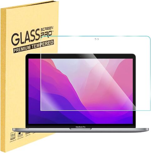 واقي شاشة زجاجي لـ 13 بوصة MacBook Pro 13 M2 M1 2016-2022، MacBook Air 13 M1 2018-2021 (Pro Model: M2 M1 A2338 A2289 A2251 A2289 A2251 A2159 A1706 A1708 A1989، Air Model: A2337 M1 A2179 A1932) in Saudi Arabia