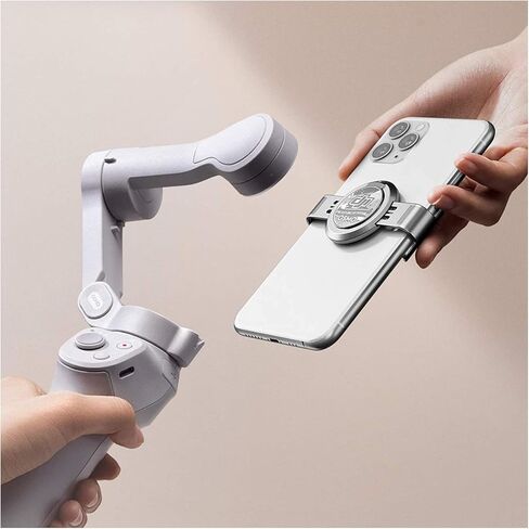 DJI OM 4 - مثبت جيمبال للهواتف الذكية ثلاثي المحاور مع قبضة وحامل ثلاثي القوائم ومثبت جيمبال مثالي لمدونات الفيديو واليوتيوب والفيديو المباشر ومثبت الهاتف المتوافق مع iPhone وAndroid in Kuwait