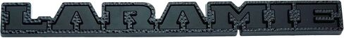 قطعة واحدة 2019 2020 Laramie Emblem 3D شارة الباب الخلفي لوحة الاسم البديلة لـ 1500 2500 68282678AB (رمادي أسود) in Kuwait