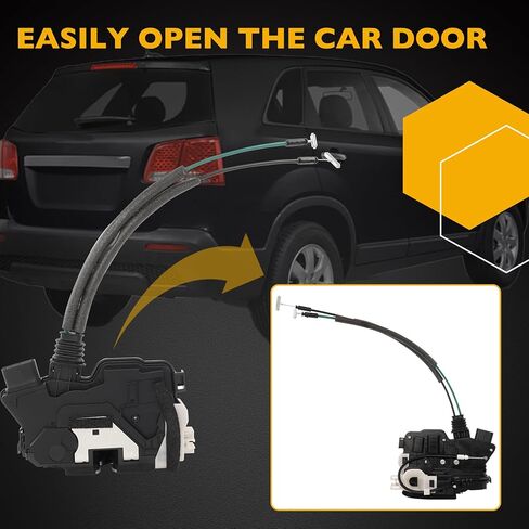 813102P000 Door Lock Latch Actuator Front Left Driver Side, Compatible with 2011 2012 2013 2014 2015 Kia Sorento, Replaces# 937565 937-565 DLA960 in Saudi Arabia