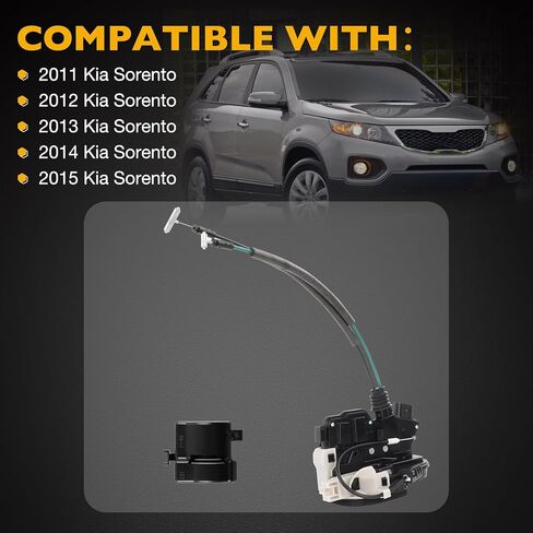 813102P000 Door Lock Latch Actuator Front Left Driver Side, Compatible with 2011 2012 2013 2014 2015 Kia Sorento, Replaces# 937565 937-565 DLA960 in Saudi Arabia