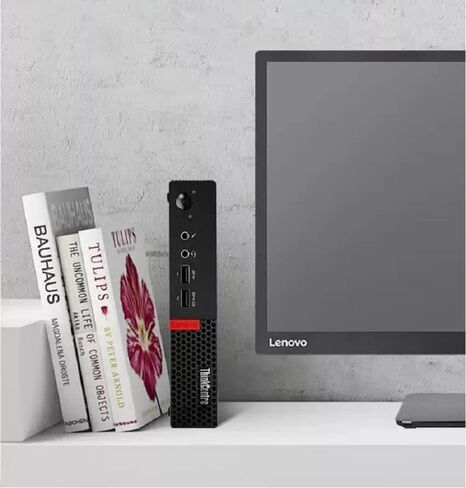 Lenovo ThinkCentre M910q Tiny Desktop Computer mini PC, Intel Core i5-6500T, 8 GB RAM, 250 GB SSD, Keyboard & Mouse, Windows 11 Pro (Renewed) in Saudi Arabia
