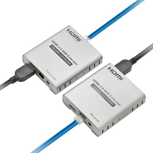 ET4K100M 4K@30 هرتز HDMI 1.4 موسع فوق Cat5e/Cat6/Cat7 - 330 قدمًا (100 متر)، HDCP 1.4، مع حلقة للخارج، ومرور الأشعة تحت الحمراء وحماية من زيادة التيار in Kuwait