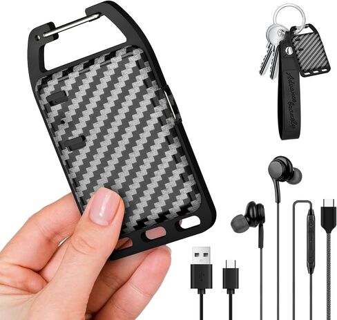 Mini Voice Recorder - 64GB Digital Audio Recording Device with 40 Hours Recording, 500 Hours Storage, Voice Activation & Perfect for Meetings and Lectures in Saudi Arabia