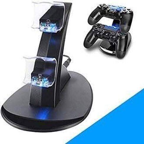 STMAN Dual USB Charging Charger Docking Station Stand for Playstation 4 PS4 / PS4 Slim Controller in Saudi Arabia