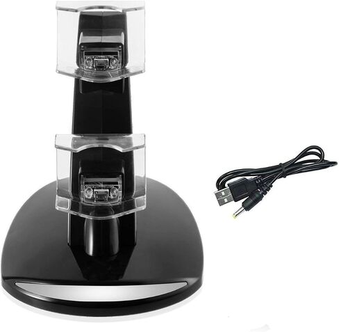 STMAN Dual USB Charging Charger Docking Station Stand for Playstation 4 PS4 / PS4 Slim Controller in Saudi Arabia
