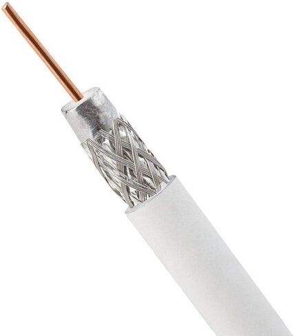 RG6 كابل قياسي درع أبيض 500 قدم 500 قدم in Saudi Arabia