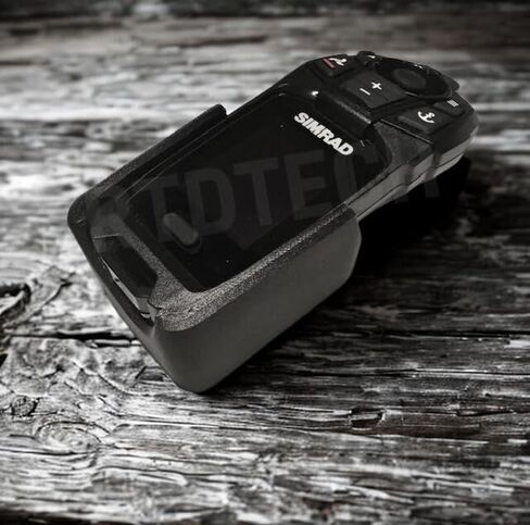 Remote Holder fits Simrad Recon Freesteer – Secure Mount for Trolling Motor Remote Control. Made by Angler for Anglers. Manufactured in The USA in Saudi Arabia