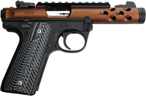 G10 Mark IV 22/45 Lite Grips Slash and Burn Design Will Fit Ruger® 22 45 Lite Generation 4 Rimfire NOT for GEN 3 in Saudi Arabia