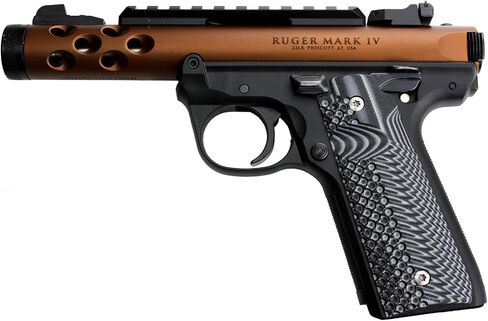 G10 Mark IV 22/45 Lite Grips Slash and Burn Design Will Fit Ruger® 22 45 Lite Generation 4 Rimfire NOT for GEN 3 in Saudi Arabia
