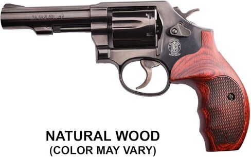 Altamont S&W K and L Round Combat Fingergroove Revolver Grip - مقابض مسدسات خشبية حقيقية تناسب مسدسات الإطار المستديرة Smith and Wesson K & L - صنع في الولايات المتحدة الأمريكية in Kuwait