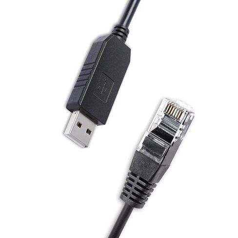 USB to RS485 RJ45 Cable for Deye/SunSynk/Sol-Ark Inverters - FTDI FT232RL Chipset, 3M Baud, Windows/Mac/Linux/Android Compatible (CE/RoHS/UL)(Black,6FT/1.8M) in Kuwait