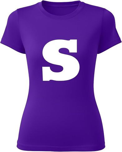 Coume Letter M Halloween Costume T-Shirt with Iron on Letter DIY Funny Team Group Costume for Women Halloween Cosplay in Saudi Arabia