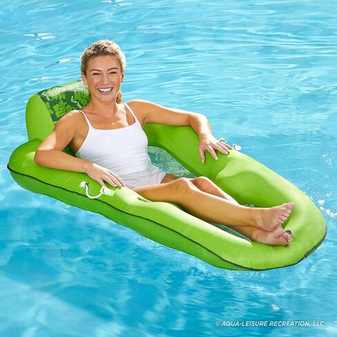 Campania 2 in 1 Convertible Water Lounge, Multi Teal Floral Print in Kuwait