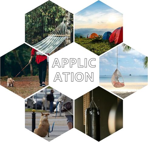 40 جهاز كمبيوتر شخصى 3 بوصة الربيع المفاجئة هوك Carabiners، M8 5/16 بوصة المفاجئة السنانير، القدرة على عقد مقاطع الربيع للأرجوحة سوينغ السفر في الهواء الطلق in Kuwait